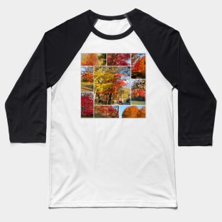 Foliage Collage Baseball T-Shirt